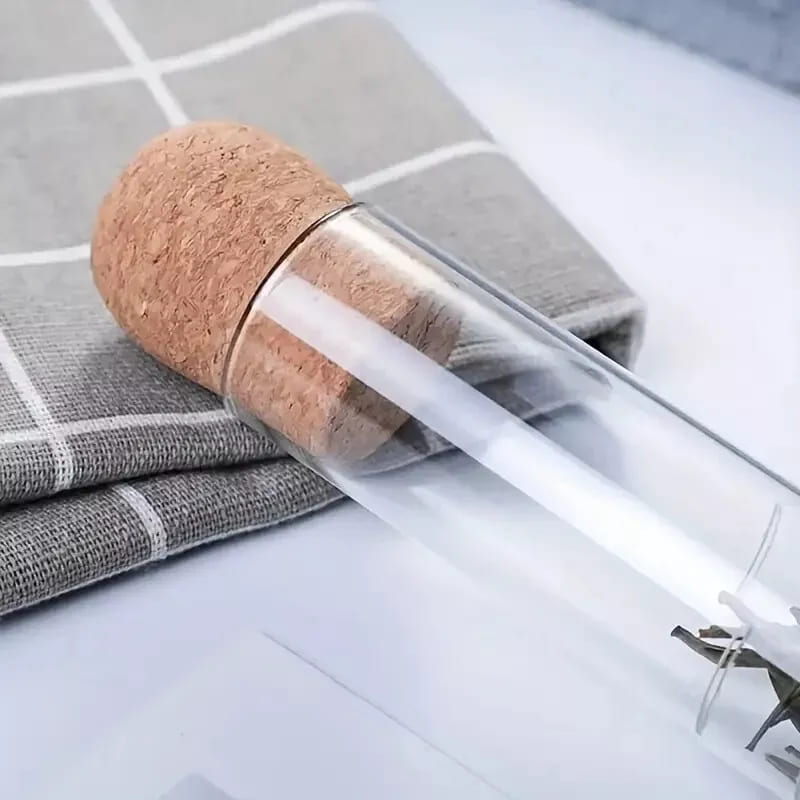 Glas-Teesieb im Reagenzglas-Design | Für visuellen Teegenuss